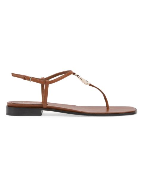 Women's New Marmont Leather T-Strap Sandals - Light Brown