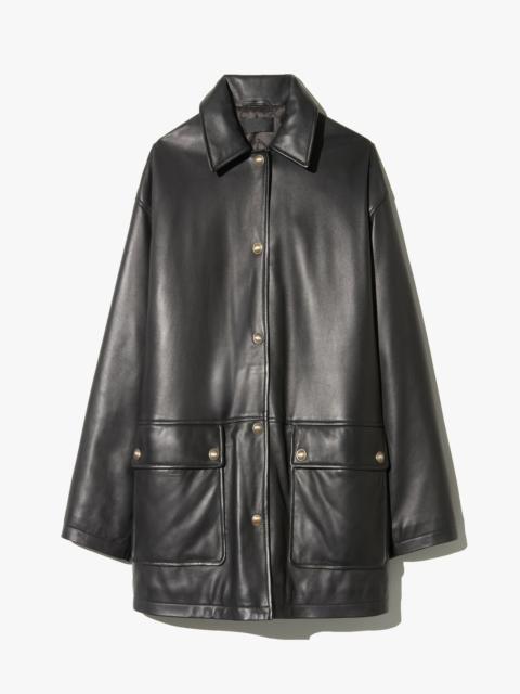 CORDEL LEATHER COAT