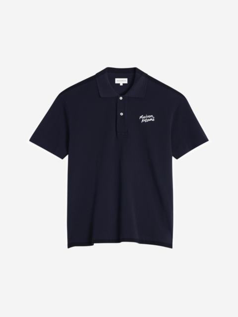 MAISON KITSUNE HANDWRITING COMFORT POLO