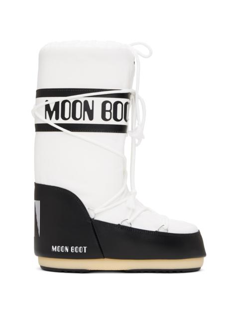 Black & White Icon Nylon Boots
