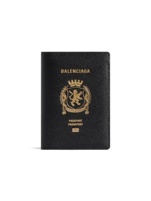 Men's Passport Holder in Black