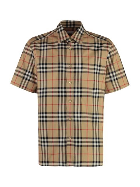 Checked Cotton Shirt