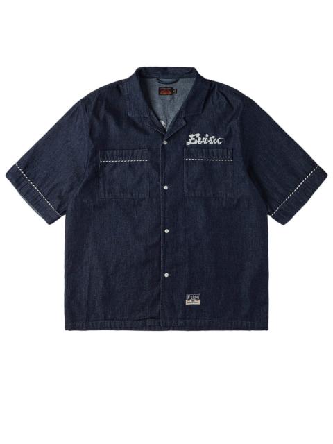 Whip-stitch Dual Pocket Boxy Denim Shirt