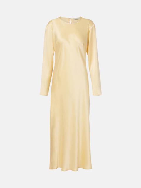 Salina silk charmeuse midi dress