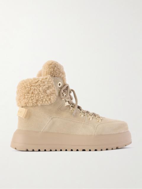 Antwerp Shearling-lined Suede Ankle Boots