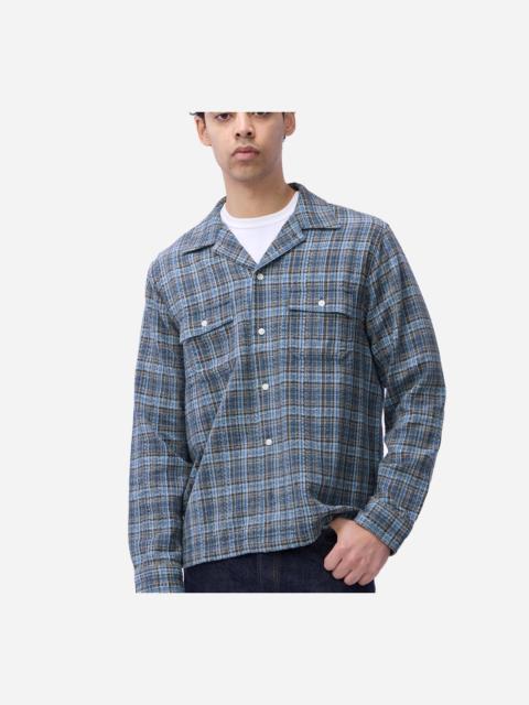 Camp Shirt - Blue Dobby Plaid
