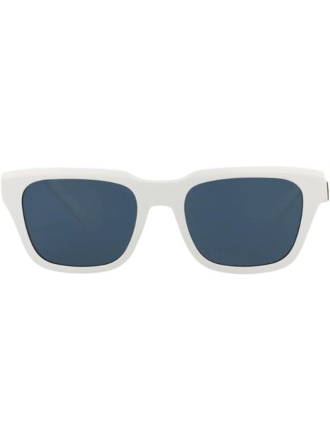 Dior Square-Frame Acetate Sunglasses White White Blue (DM40052I-53-24V)