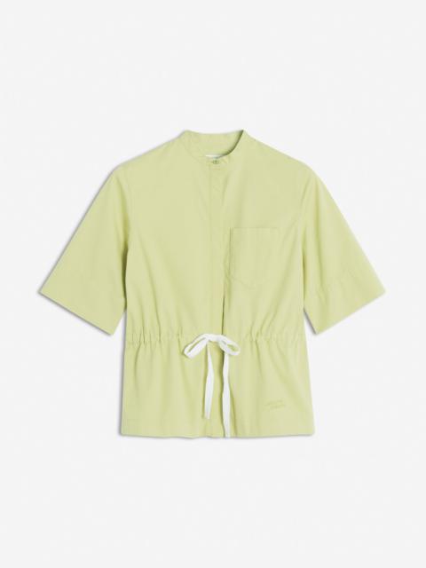 SHORT SLEEVE TIED SHIRT