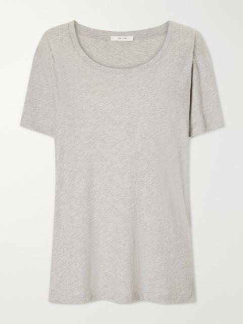 Dera oversized cotton-jersey T-shirt Light gray