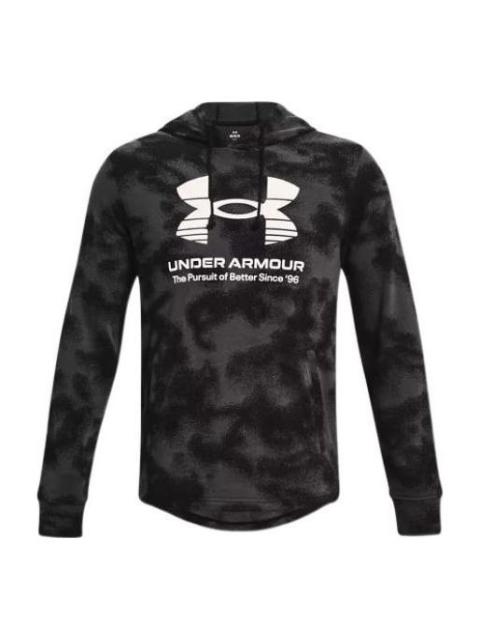 Under Armour Rival Terry Hoodie 'Grey White' 1377185-001