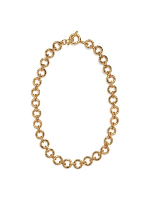 Mood toggle-clasp chain necklace