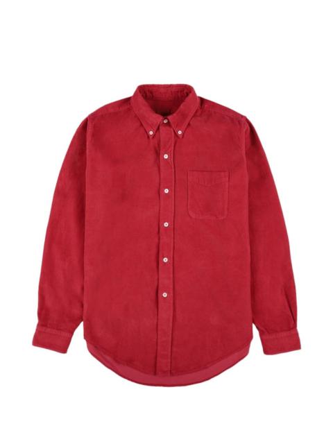 corduroy button-down shirt