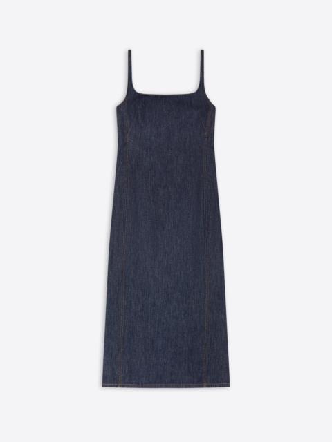 FITTED DENIM DRESS