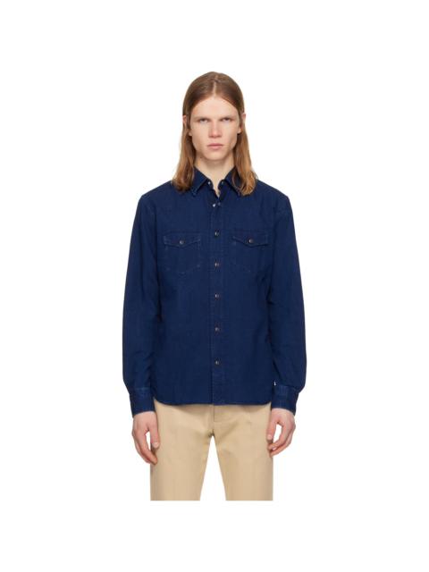 Navy Western Shirt