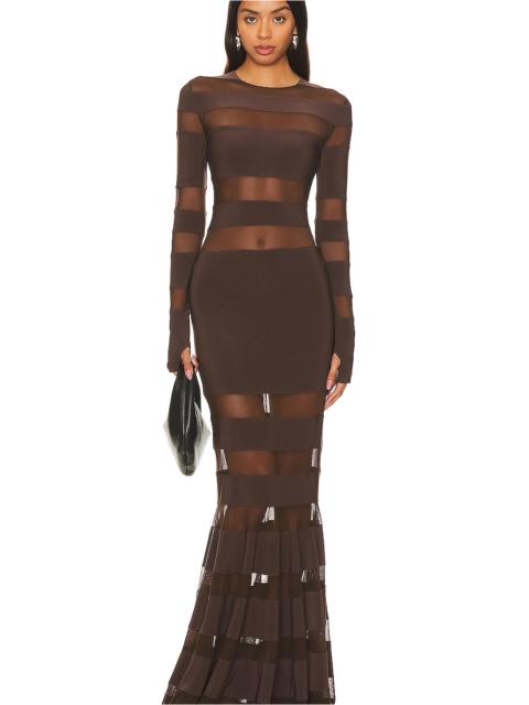Spliced Dress Fishtail Gown