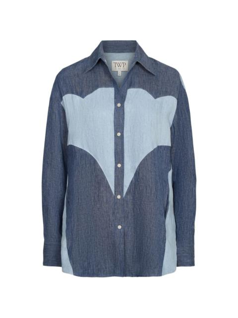 austin panelled shirt