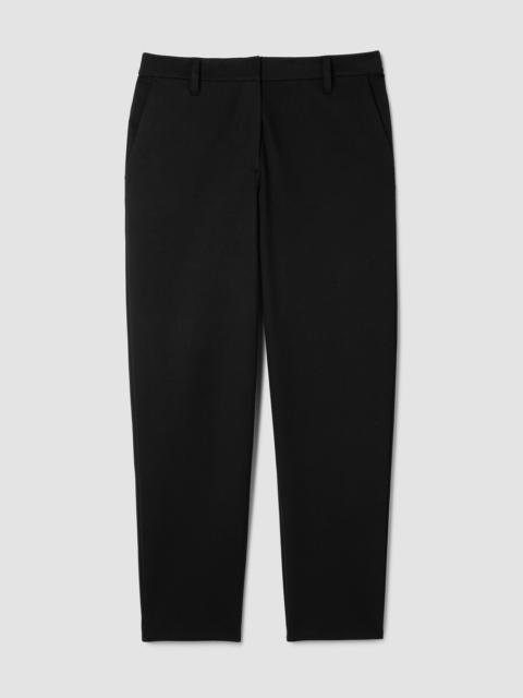 Washable Flex Ponte Tapered Trouser Pant
