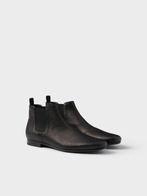 Leather Chelsea boots