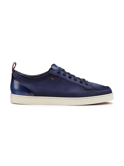 Men's blue nubuck sneaker