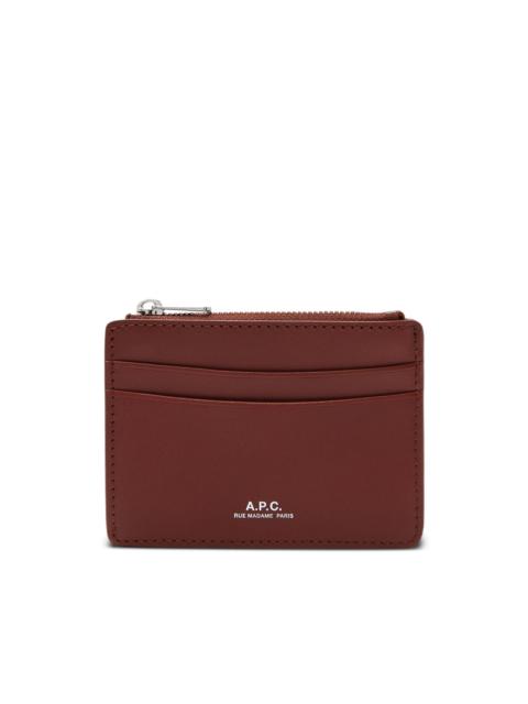 zip-top cardholder