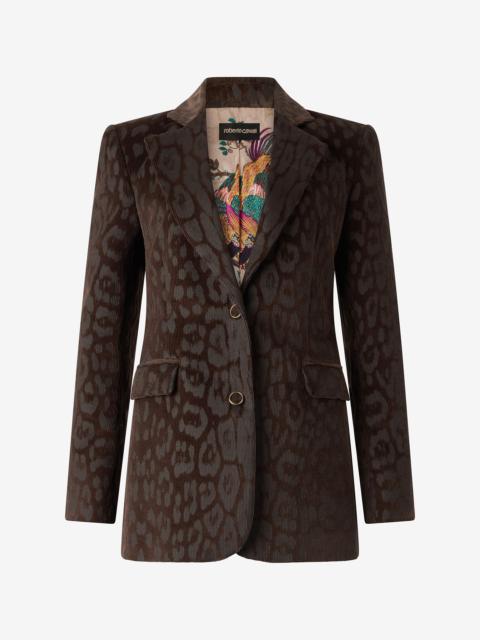 Jaguar Skin Corduroy Jacket