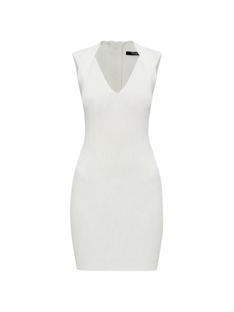 V-neck sleeveless dress