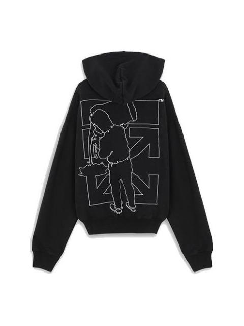 Men's Off-White Workers Logo Black OMBB037E20FLE0051001