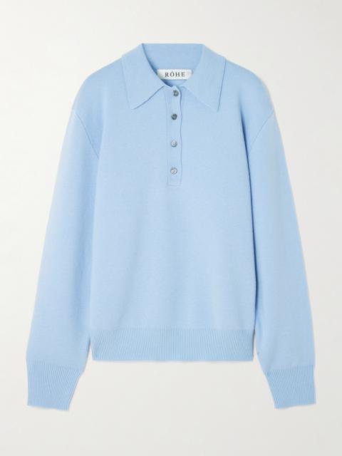 Wool And Cashmere-blend Polo Shirt