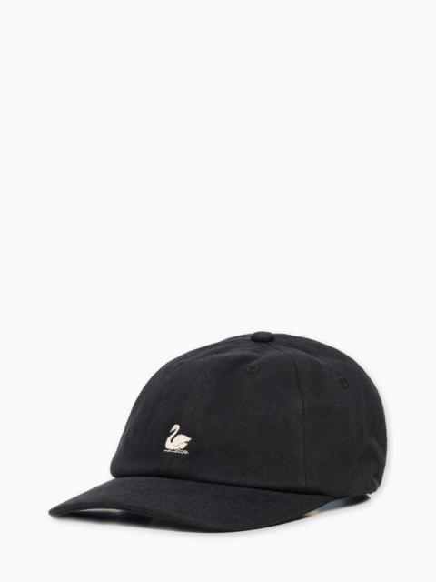 MERZ B. SCHWANEN CAP01T SWAN LOGO CAP BLACK