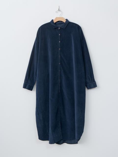 Long Shirt Dress V - Ink