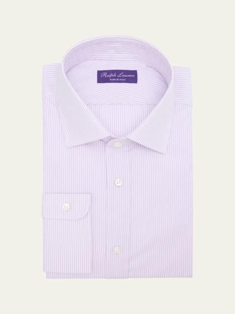 Men's Cotton Petite Bengal Stripe Dress Shirt