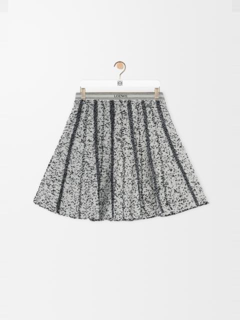 Skirt in wool