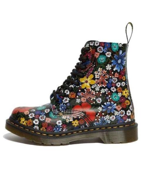 (WMNS) Dr. Martens 1460 Pascal Floral Lace Up Boots Black 26113102