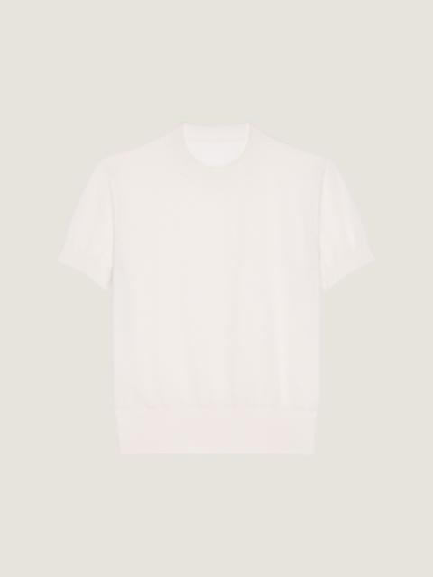 SHORT-SLEEVED SWEATER IN CASHMERE