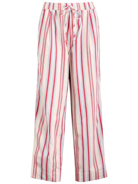 Damson Madder Georgia Striped Cotton Trousers