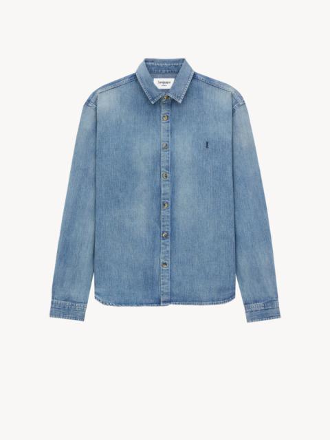 CASSANDRE SHIRT IN DAY BLUE DENIM