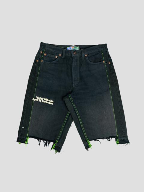 MONROE TRIPLE-WIDE DENIM SHORT