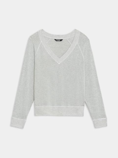 Bennie Fleece V Neck Sweatshirt