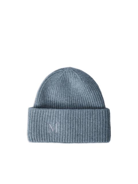 logo-motif knitted beanie