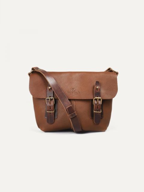 LOUIS SATCHEL BAG  -  AMBER BROWN