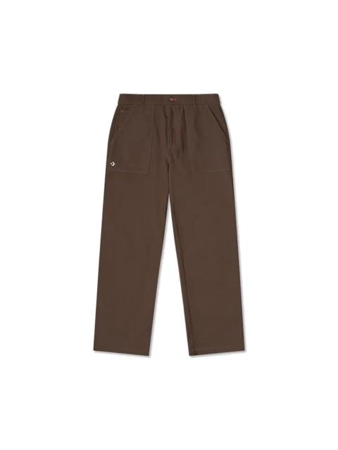 Converse CYOTD Woven Straight Leg Pants 'Brown' 10026810-A02