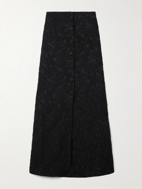 Ivan Floral-jacquard Maxi Skirt