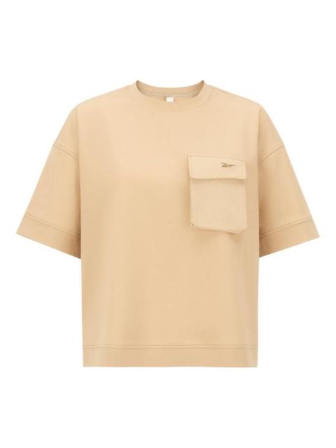 (WMNS) Reebok Pocket Short Sleeve Top 'Brown' 23RCS416WGK0