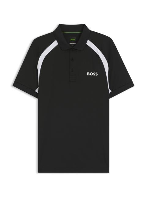 QUICK-DRY SLIM-FIT POLO SHIRT WITH FOUR-WAY STRETCH