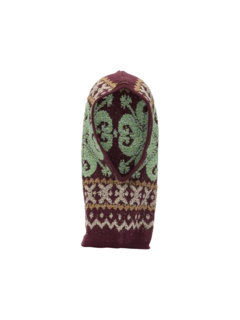patterned balaclava hat
