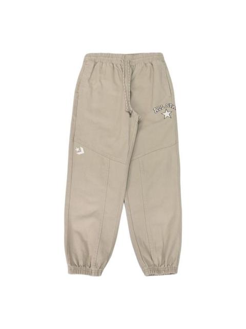 (WMNS) Converse All Star Drawstring Pants 'Beige' 10024887-A01