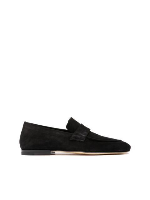 leather loafers