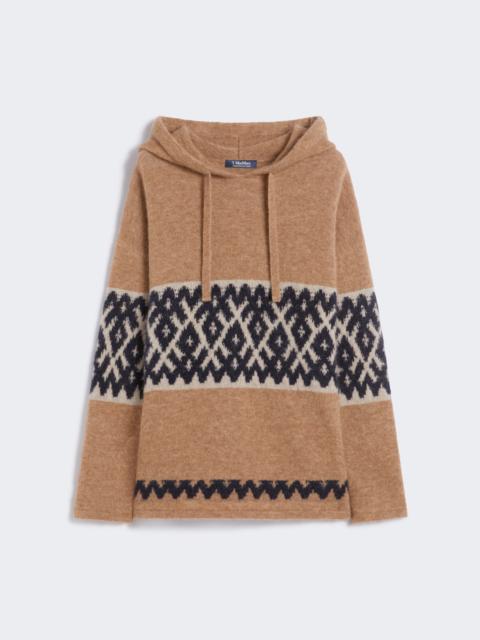IVAN Mohair-blend jacquard sweatshirt
