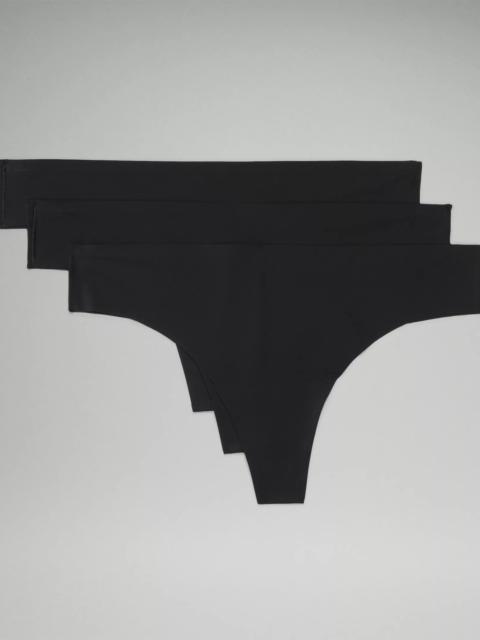 InvisiWear Mid-Rise Thong Underwear *3 Pack