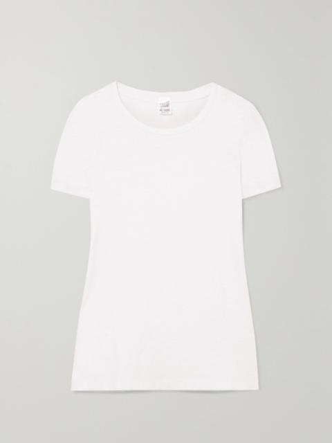 + Hanes 1960s cotton-jersey T-shirt White